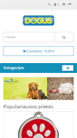 Mobile Screenshot of dogus.lt